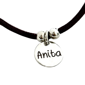 Collar de Plata Personalizado Amigable