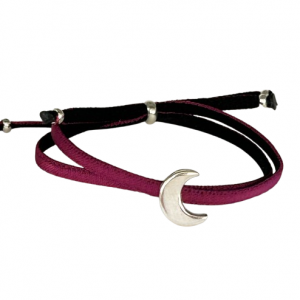 Pulsera luna con doble cinta